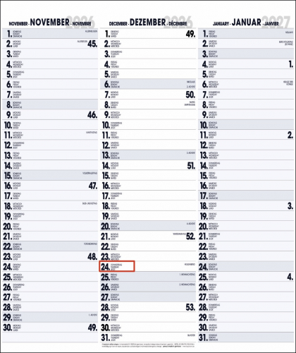 3-MONATSPLANER - BÜROPLANER - OFFICE PLANER